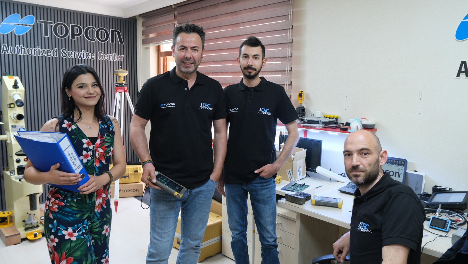 Topcon servis merkezinde teknik inceleme