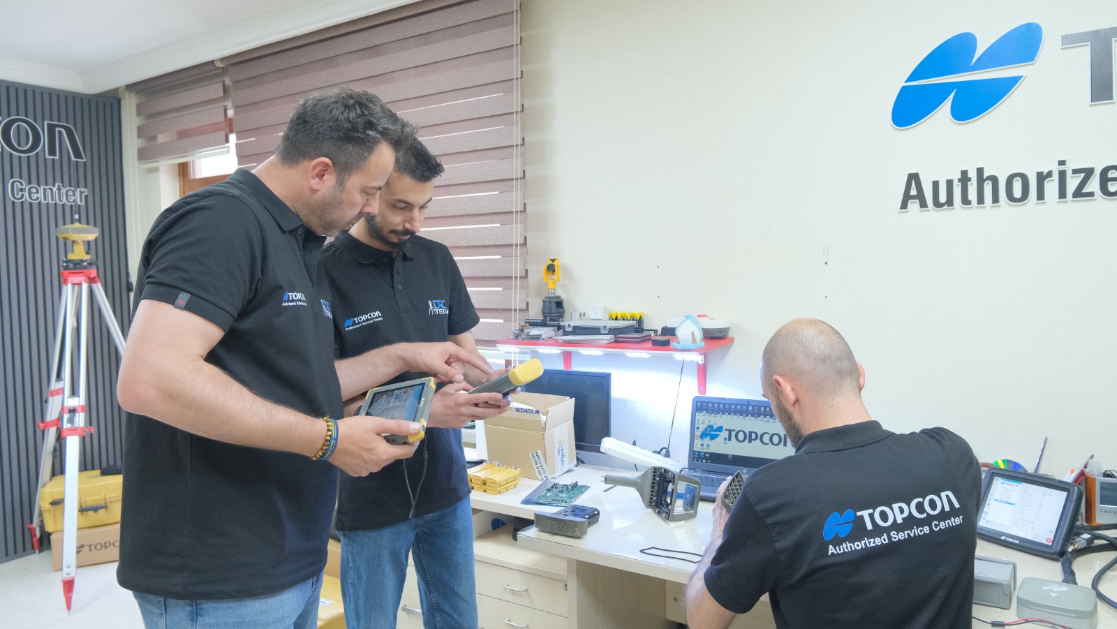 DRC Teknik Topcon saha destek ekibi