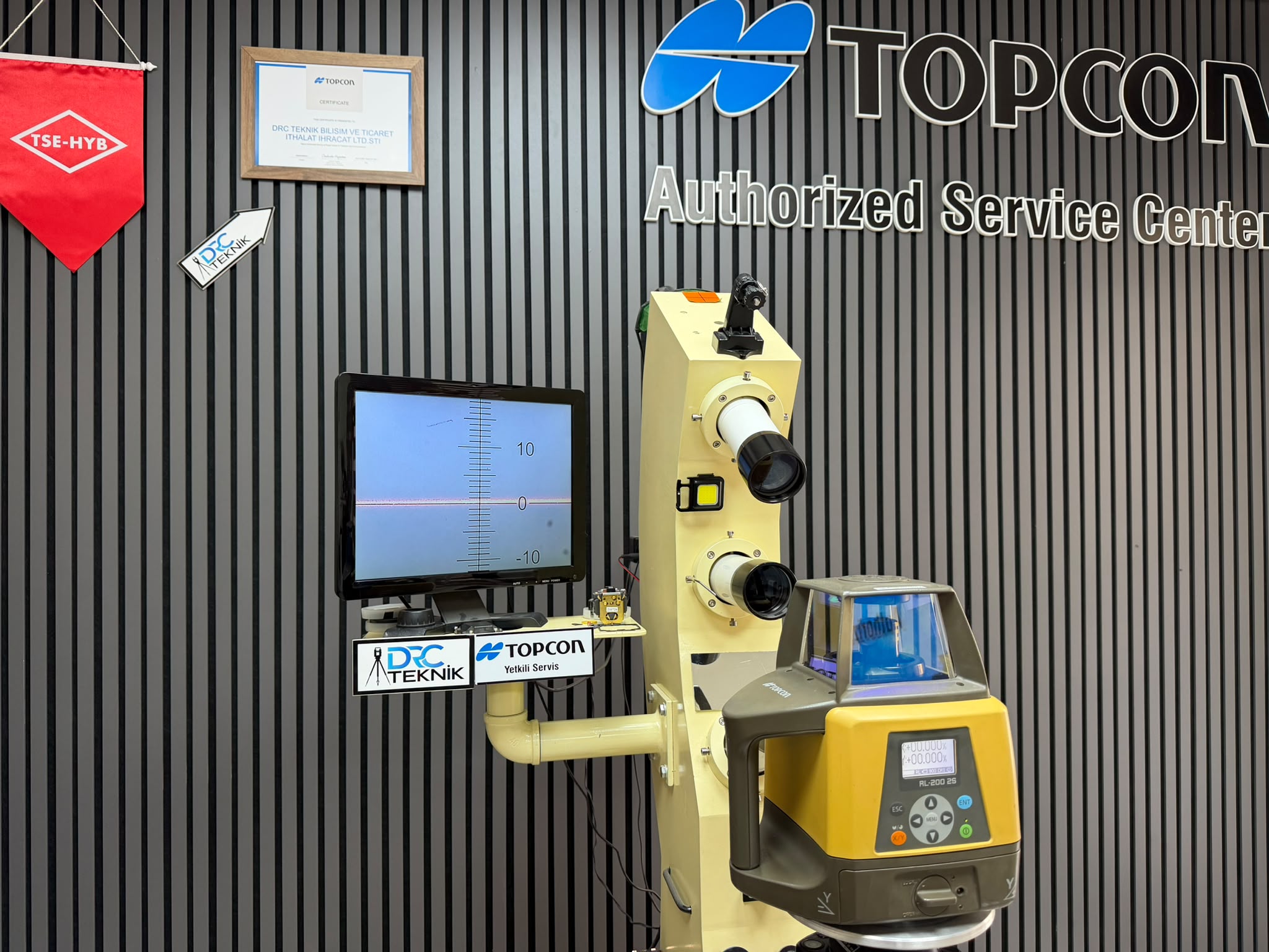 Topcon kalibrasyon ve hassas ölçüm ekipmanları